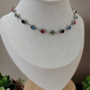 Crysta Silver Necklace